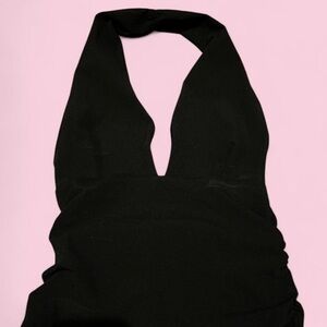 Zara Black Textured Fabric Top